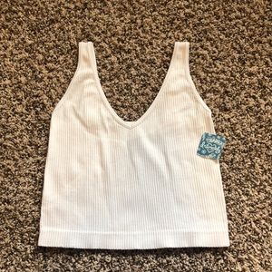 Free People Solid Rib Brami Crop